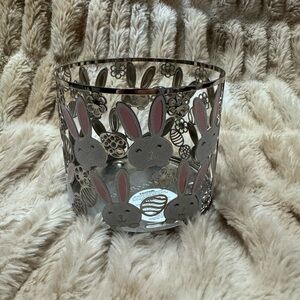 Bath & Body Works Silver Bunny Candle Holder